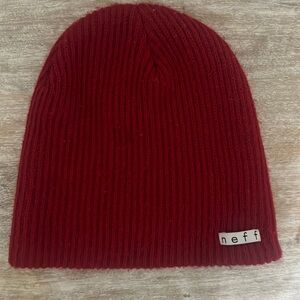 Red Neff Beanie - Gently Used